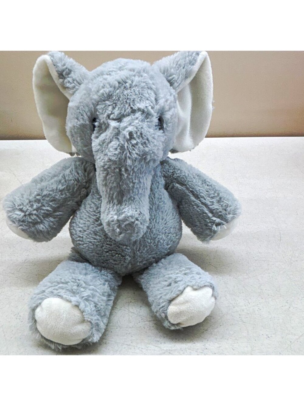 Kaloo Gray & White Elephant Plush Stuffed Animal Small 6-14 in Q006 2017